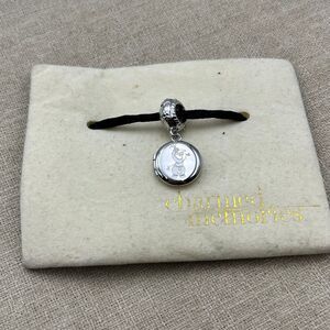Small Olaf silver ton Disney locket charm pendant